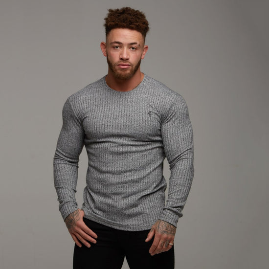 Long Sleeve Muscle Fit Men&