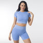 Women 2 Piece Seamless High Waist Yoga Set